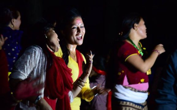 It was a wonderful evening with the dances and we were offered the wedding feast as well even though we were just travelers :) That's what Nepal is about!!!